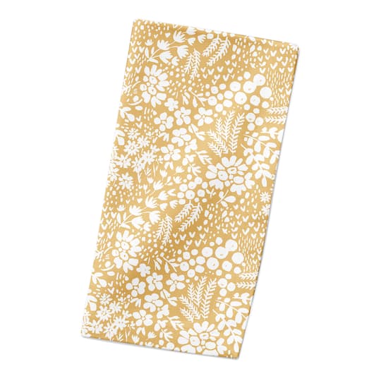Dainty Floral Cotton Twill Napkin